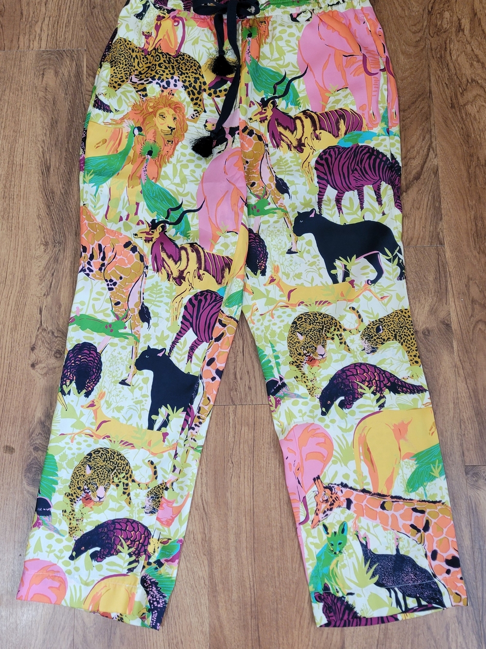 J. Crew Ratti Safari Pants Jungle Critters - Picture 4 of 7